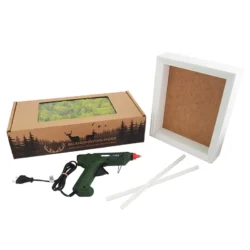 Zestaw DIY: obraz z mchu w ramie + pistolet na klej